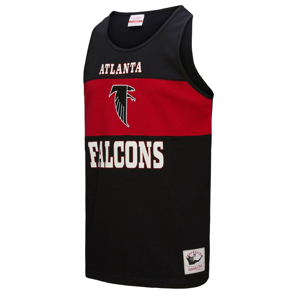 Atlanta Falcons Retro Colorblock Tank Top - Black outlet