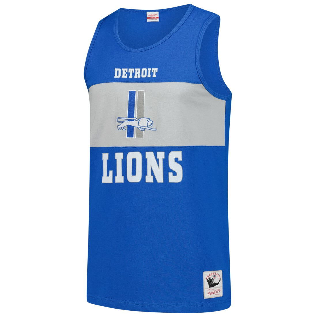 Detroit Lions Retro Colorblock Tank Top - Blue cheap