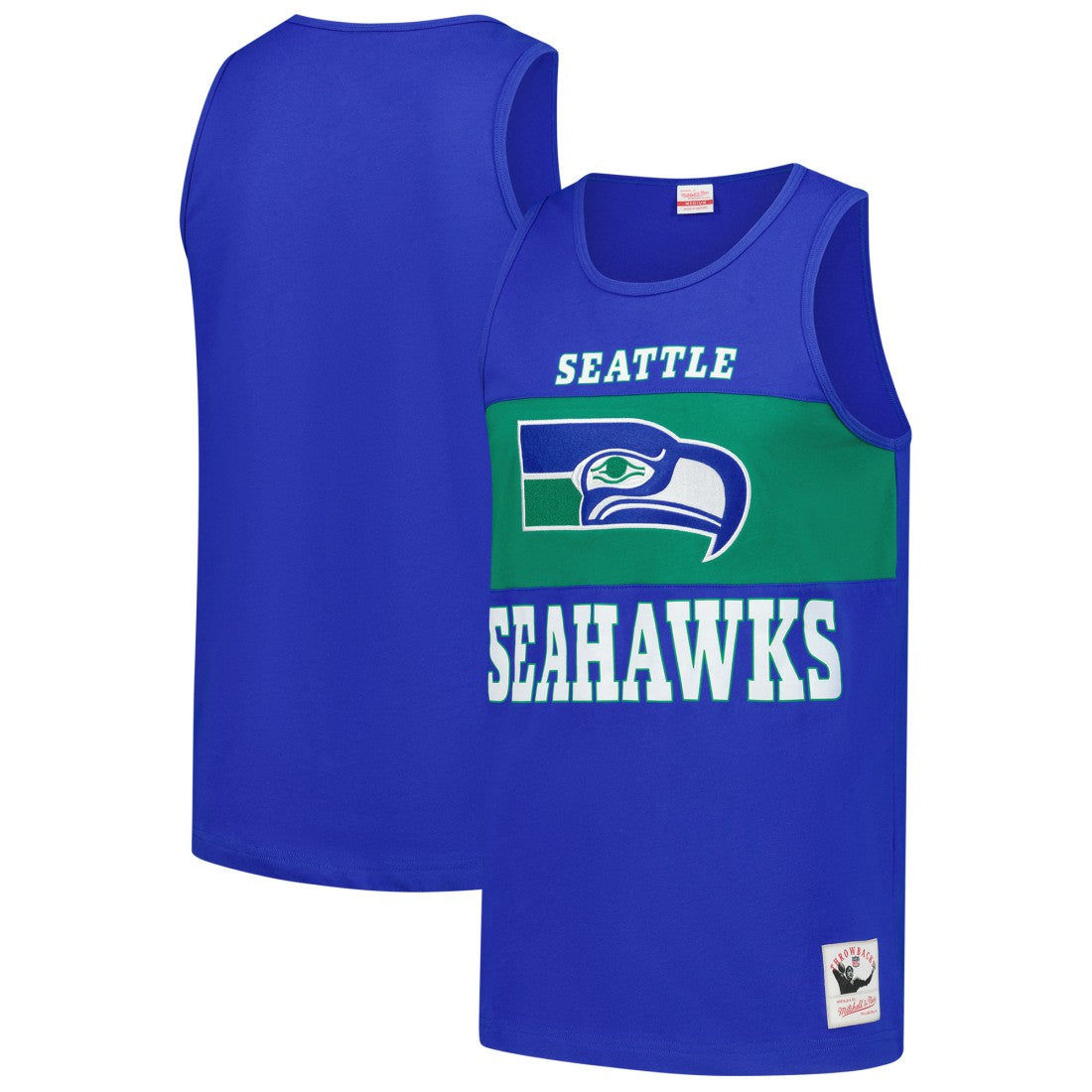 Seattle Seahawks Retro Colorblock Tank Top - Royal cheap