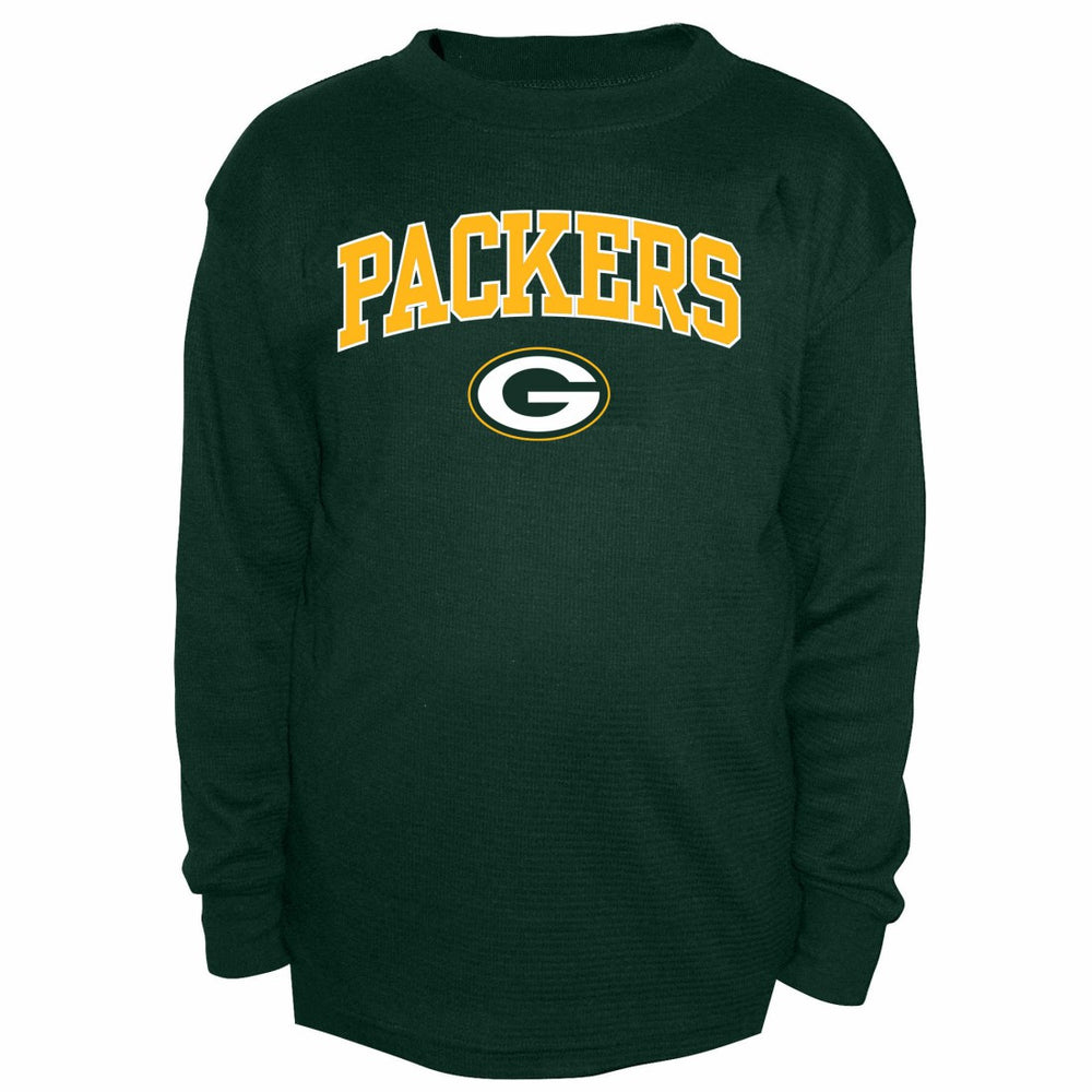 Green Bay Packers Big & Tall Thermal Long Sleeve Crew Neck T-Shirt - Green cheap
