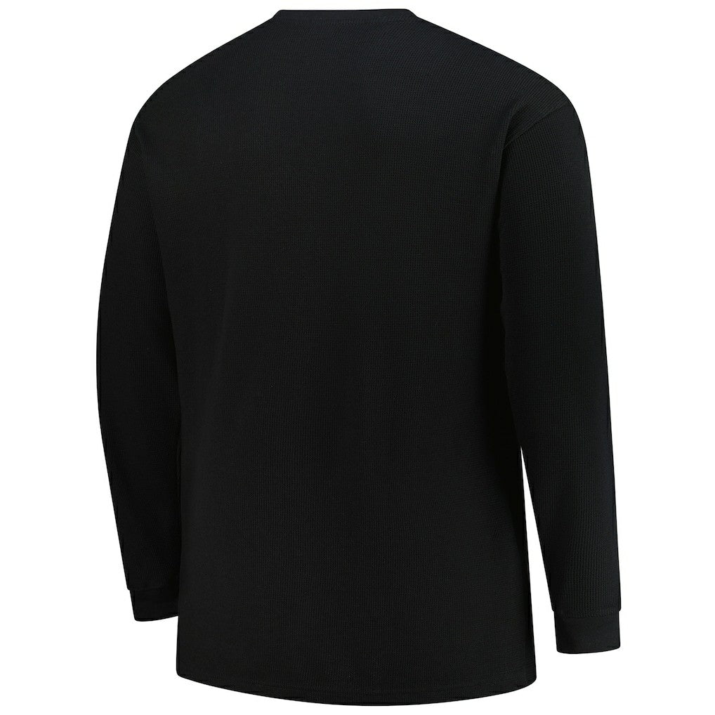 Atlanta Falcons Big & Tall Throwback Thermal Long Sleeve T-Shirt - Black cheap