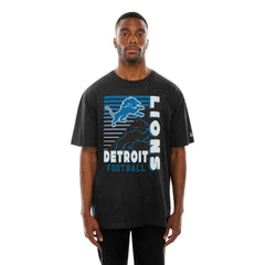 Detroit Lions New Era Enzyme Washed Oversized T-Shirt - Black for sale