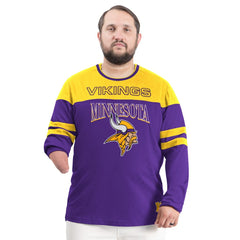 Minnesota Vikings G-III Sports by Carl Banks Adaptive Outlast Long Sleeve T-Shirt - Purple/Gold discount