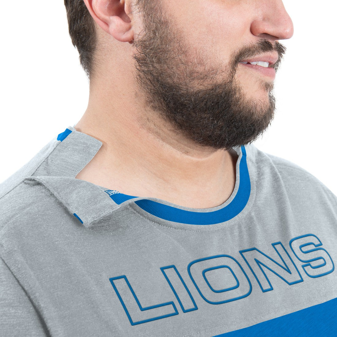 Detroit Lions G-III Sports by Carl Banks Adaptive Outlast Long Sleeve T-Shirt - Blue/Silver outlet