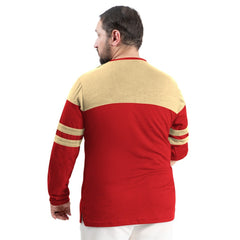 San Francisco 49ers G-III Sports by Carl Banks Adaptive Outlast Long Sleeve T-Shirt - Scarlet/Gold online