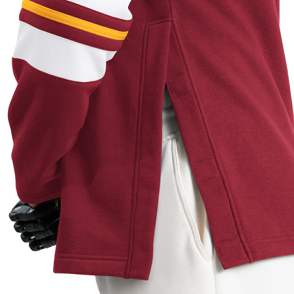 Washington Commanders G-III Sports by Carl Banks Adaptive Lord Stanley Crewneck Sweatshirt - Burgundy online
