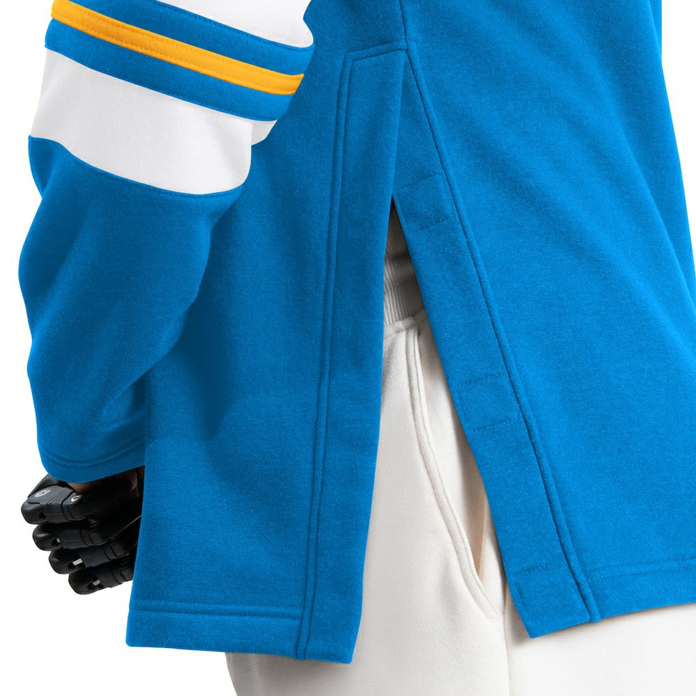 Los Angeles Chargers G-III Sports by Carl Banks Adaptive Lord Stanley Crewneck Sweatshirt - Powder Blue on sale