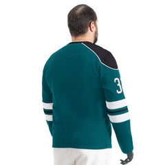 Philadelphia Eagles G-III Sports by Carl Banks Adaptive Lord Stanley Crewneck Sweatshirt - Midnight Green sale