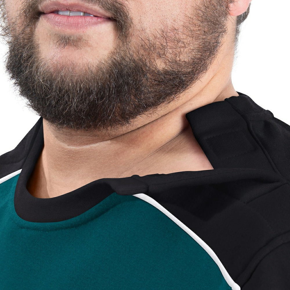 Philadelphia Eagles G-III Sports by Carl Banks Adaptive Lord Stanley Crewneck Sweatshirt - Midnight Green sale