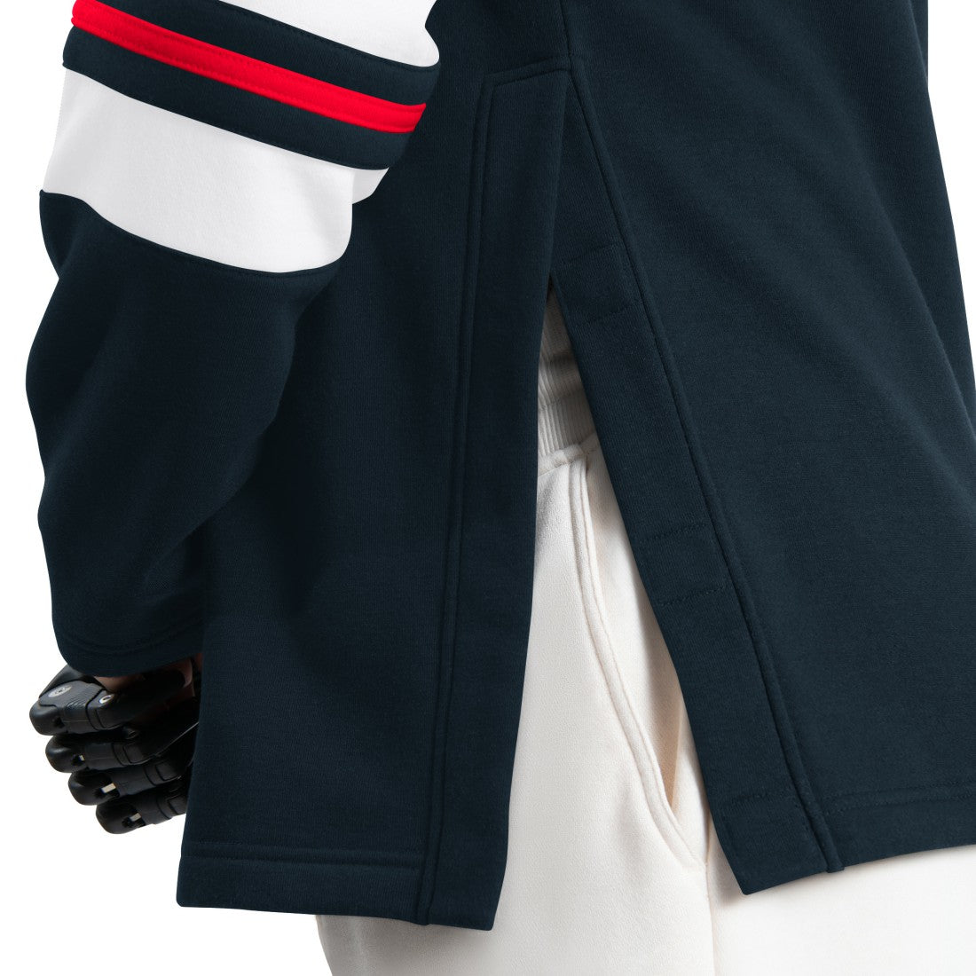 Houston Texans G-III Sports by Carl Banks Adaptive Lord Stanley Crewneck Sweatshirt - Navy online