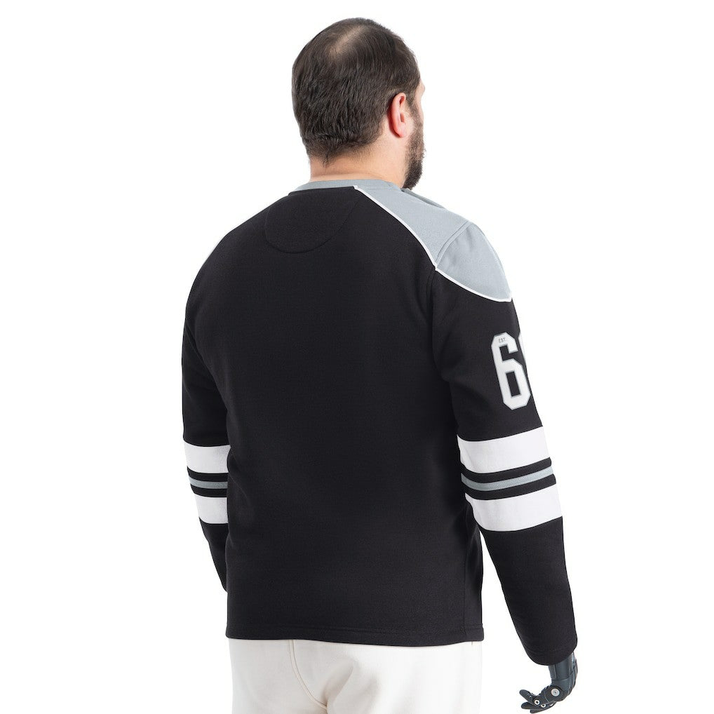 Las Vegas Raiders G-III Sports by Carl Banks Adaptive Lord Stanley Crewneck Sweatshirt - Black on sale