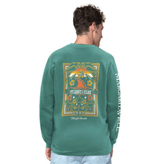 Green Bay Packers Margaritaville Five O'Clock Henley Long Sleeve T-Shirt - Green on sale