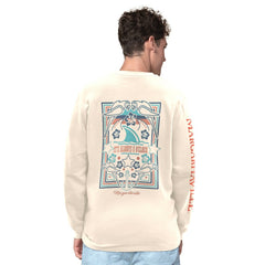 New Orleans Saints Margaritaville Five O'Clock Henley Long Sleeve T-Shirt - Cream cheap