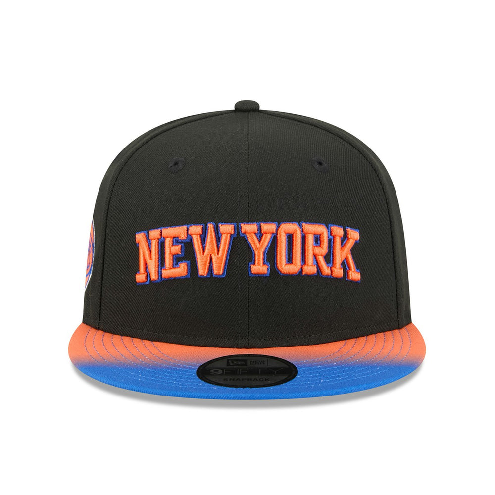 New York Knicks Jersey Hook Statement Edition 9FIFTY Snapback Hat - Black/Blue | New Era discount