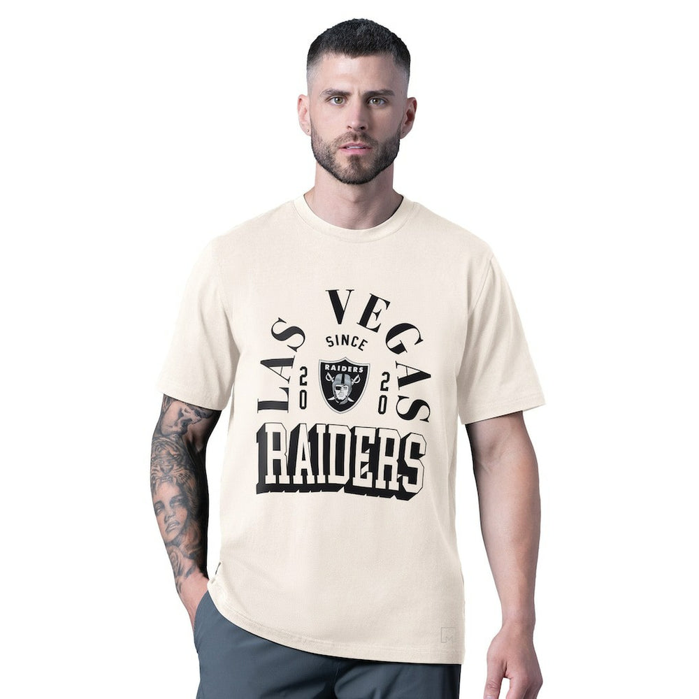 Las Vegas Raiders MSX by Michael Strahan Whiteout Vintage T-Shirt - White online