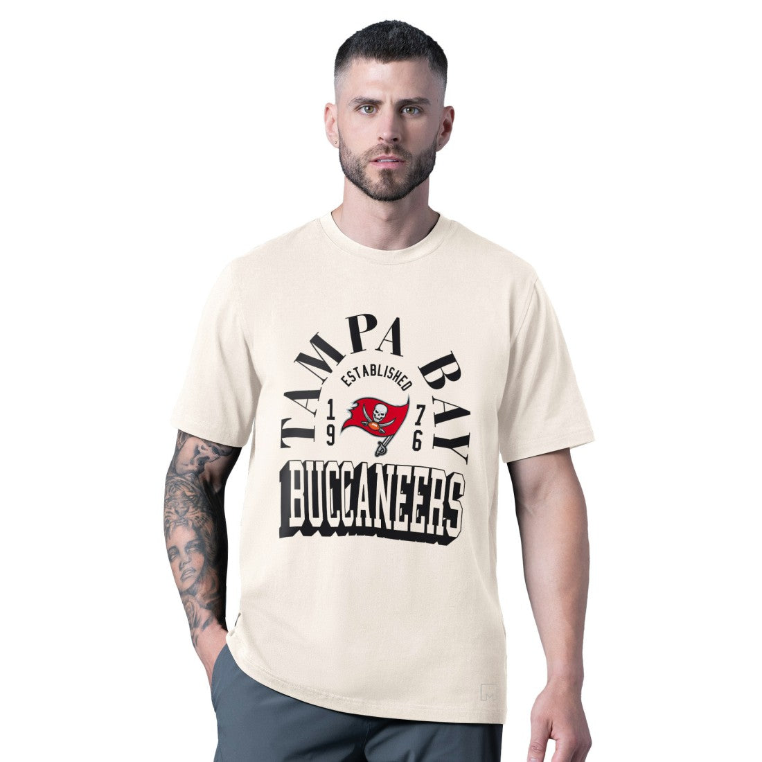 Tampa Bay Buccaneers MSX by Michael Strahan Whiteout Vintage T-Shirt - White outlet