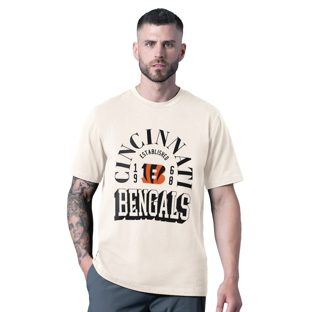 Cincinnati Bengals MSX by Michael Strahan Whiteout Vintage T-Shirt - White online