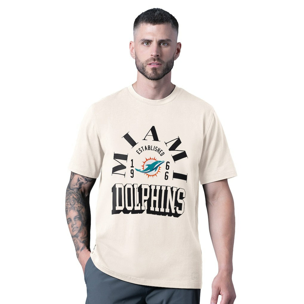 Miami Dolphins MSX by Michael Strahan Whiteout Vintage T-Shirt - White cheap