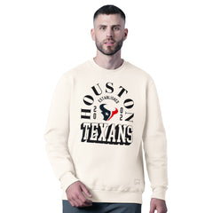 Houston Texans MSX by Michael Strahan Whiteout Tri-Blend Sweatshirt - White outlet