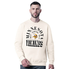 Minnesota Vikings MSX by Michael Strahan Whiteout Tri-Blend Sweatshirt - White discount