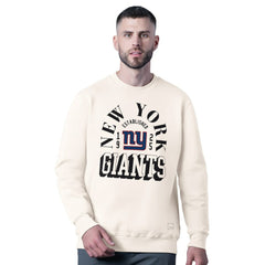 New York Giants MSX by Michael Strahan Whiteout Tri-Blend Sweatshirt - White discount