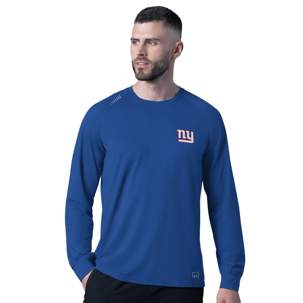New York Giants MSX by Michael Strahan Forward Long-Sleeve T-Shirt - Royal on sale