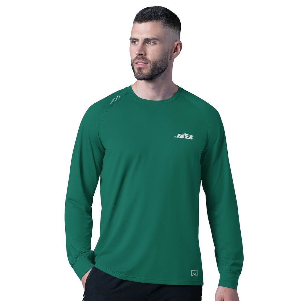 New York Jets MSX by Michael Strahan Forward Long-Sleeve T-Shirt - Green sale