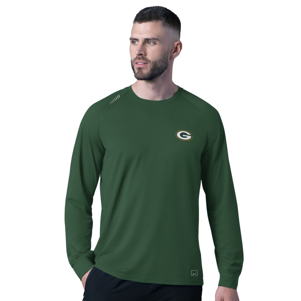 Green Bay Packers MSX by Michael Strahan Forward Long-Sleeve T-Shirt - Green on sale