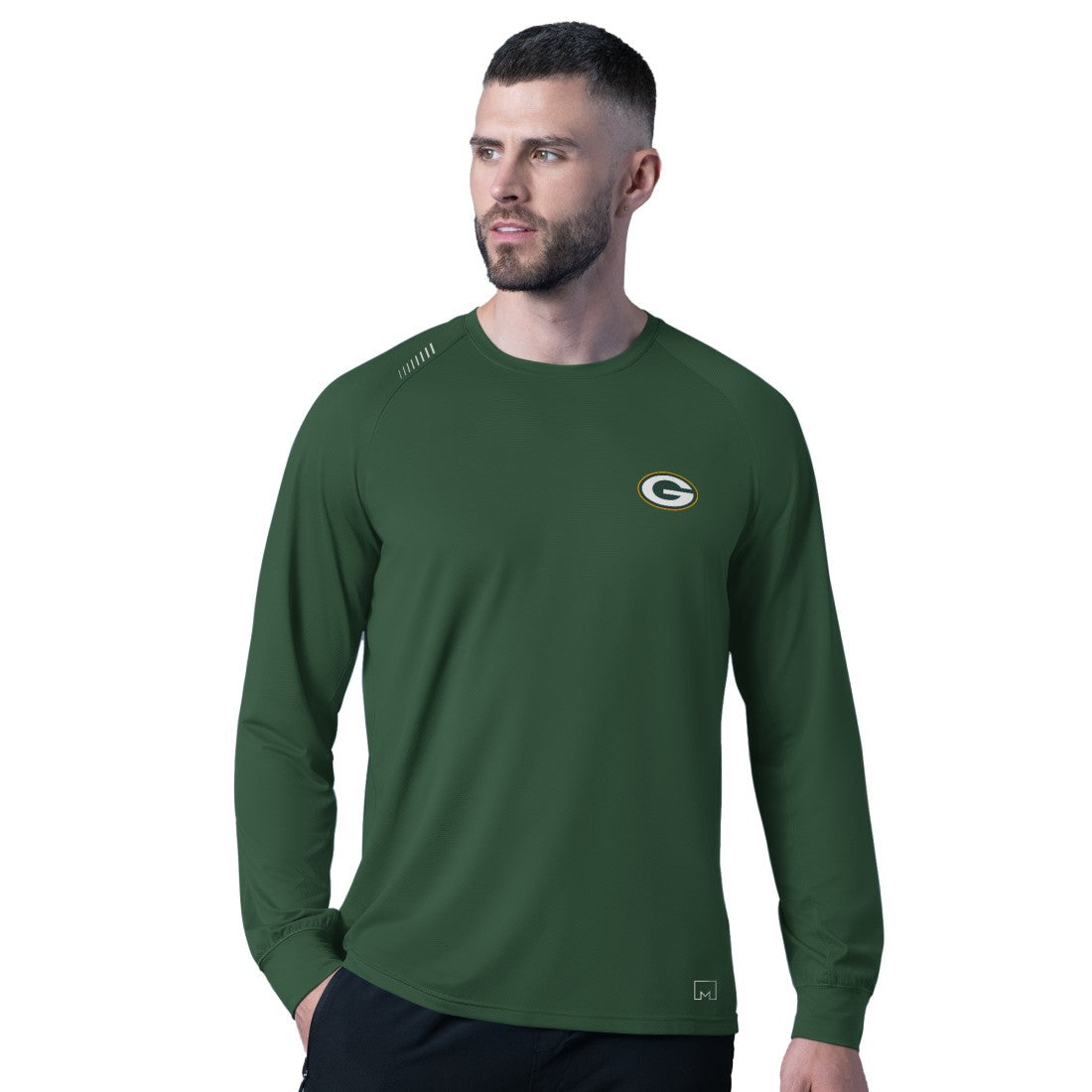 Green Bay Packers MSX by Michael Strahan Forward Long-Sleeve T-Shirt - Green on sale