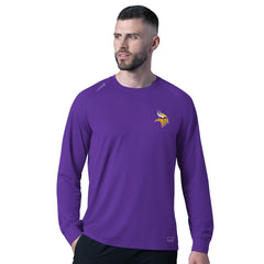 Minnesota Vikings MSX by Michael Strahan Forward Long-Sleeve T-Shirt - Purple discount
