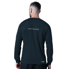 Chicago Bears MSX by Michael Strahan Forward Long-Sleeve T-Shirt - Navy cheap