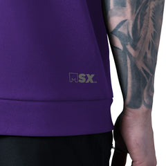 Minnesota Vikings MSX by Michael Strahan Tri-Blend Rebound Sleeveless Hoodie - Purple online