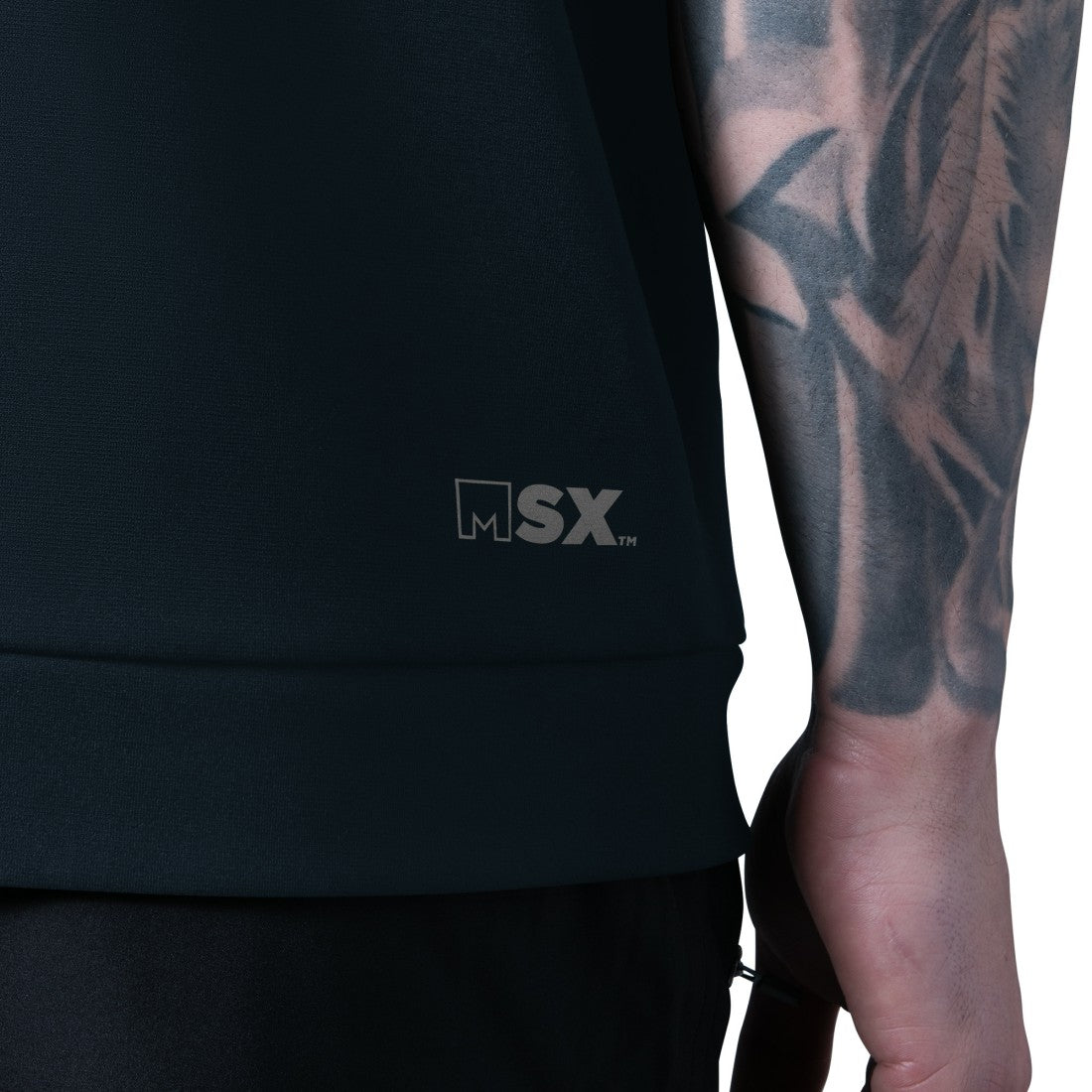 Houston Texans MSX by Michael Strahan Tri-Blend Rebound Sleeveless Hoodie - Navy on sale