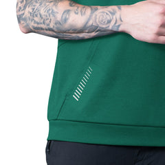 New York Jets MSX by Michael Strahan Tri-Blend Rebound Sleeveless Hoodie - Green outlet