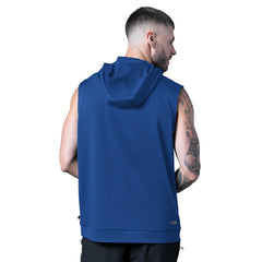 New York Giants MSX by Michael Strahan Tri-Blend Rebound Sleeveless Hoodie - Royal for sale