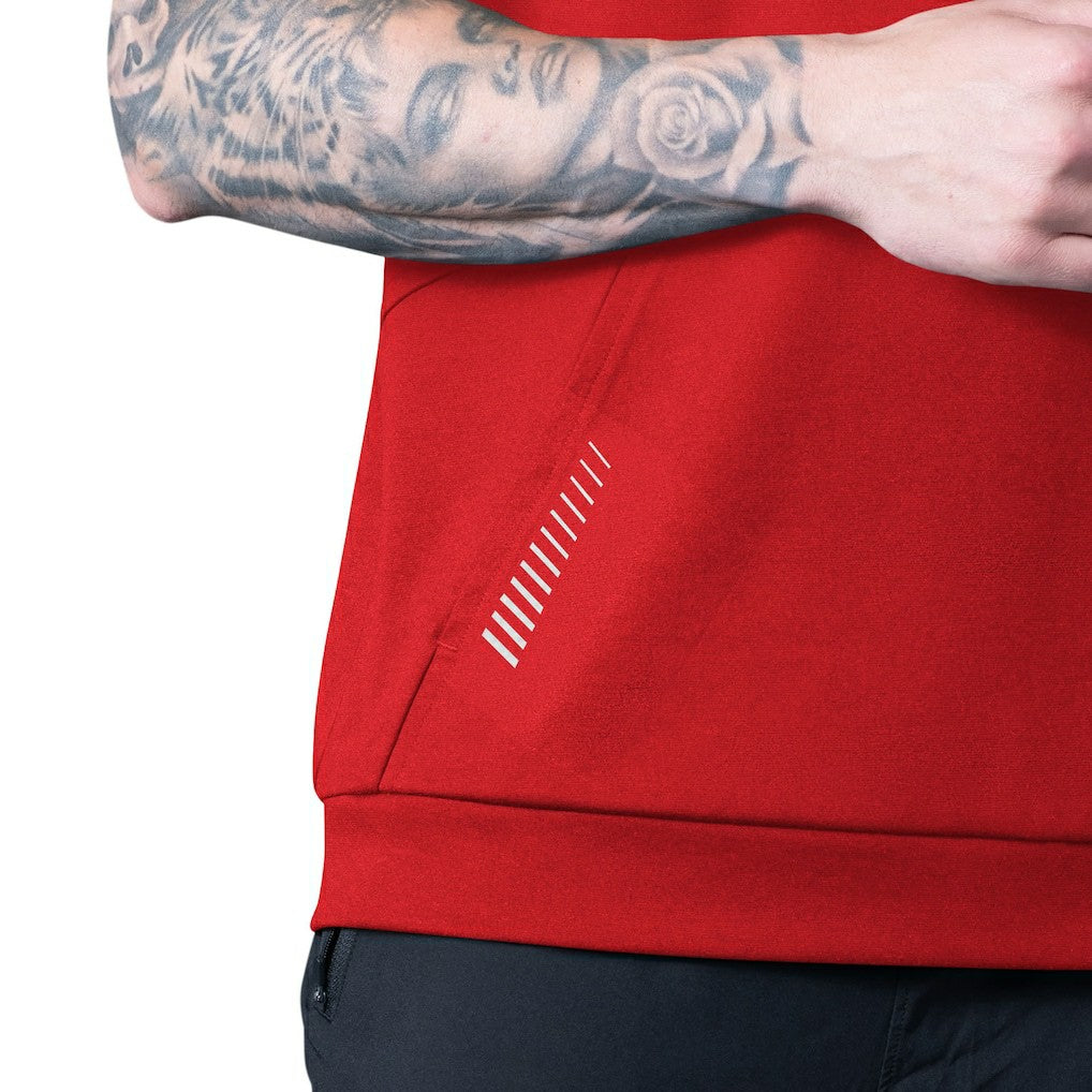 Kansas City Chiefs MSX by Michael Strahan Tri-Blend Rebound Sleeveless Hoodie - Red sale