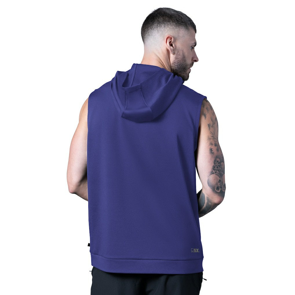Baltimore Ravens MSX by Michael Strahan Tri-Blend Rebound Sleeveless Hoodie - Purple discount