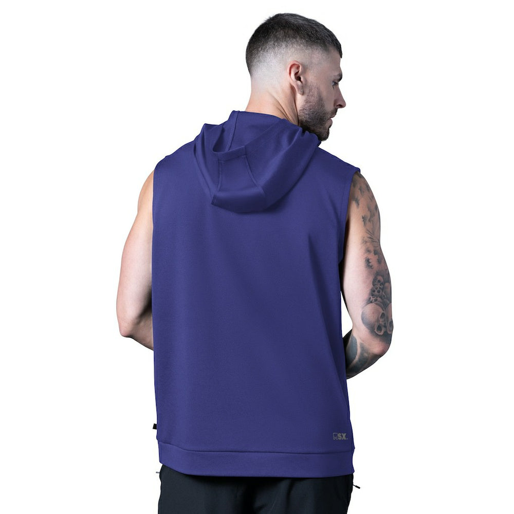 Baltimore Ravens MSX by Michael Strahan Tri-Blend Rebound Sleeveless Hoodie - Purple discount