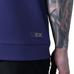 Baltimore Ravens MSX by Michael Strahan Tri-Blend Rebound Sleeveless Hoodie - Purple discount