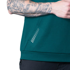 Philadelphia Eagles MSX by Michael Strahan Tri-Blend Rebound Sleeveless Hoodie - Green outlet