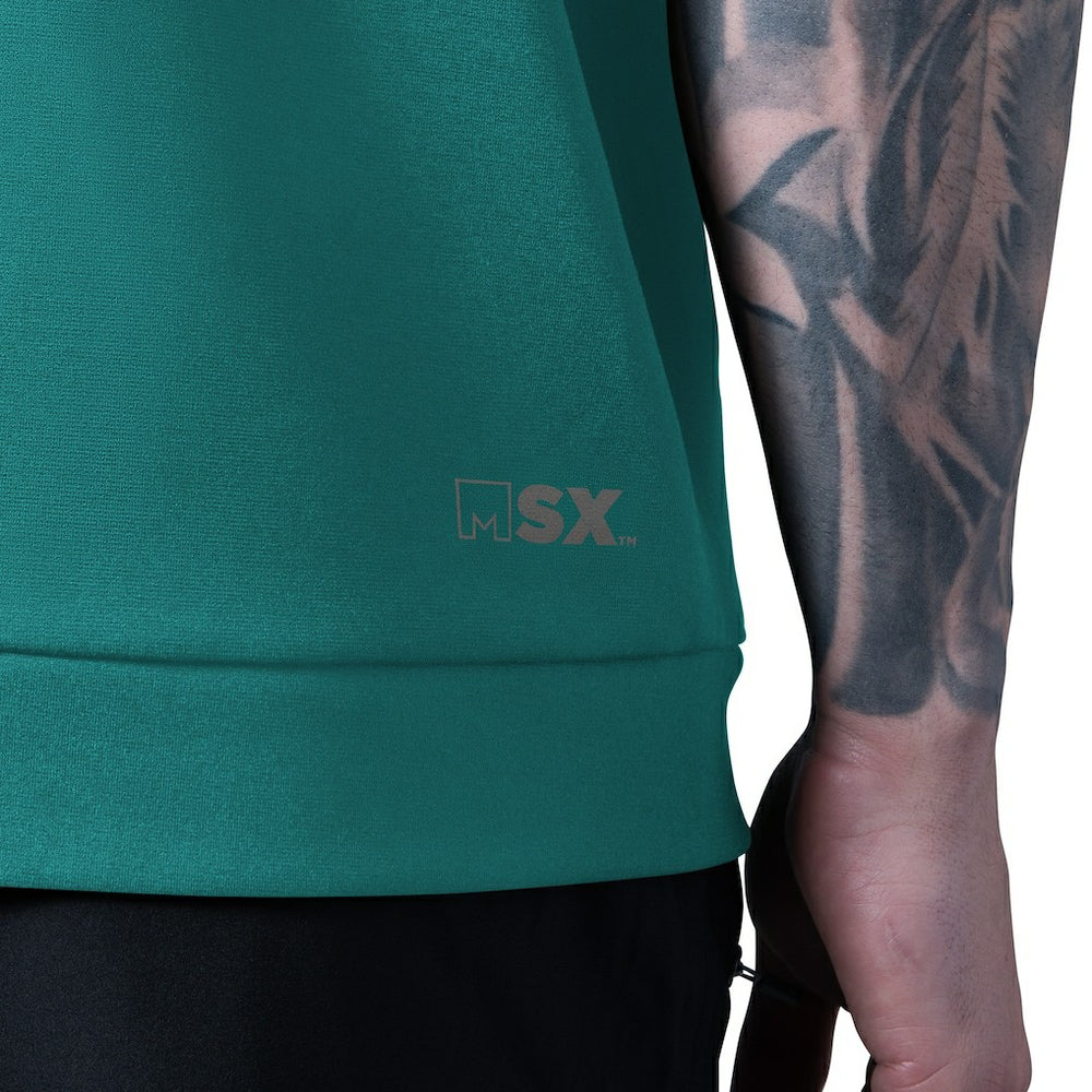 Miami Dolphins MSX by Michael Strahan Tri-Blend Rebound Sleeveless Hoodie - Aqua for sale