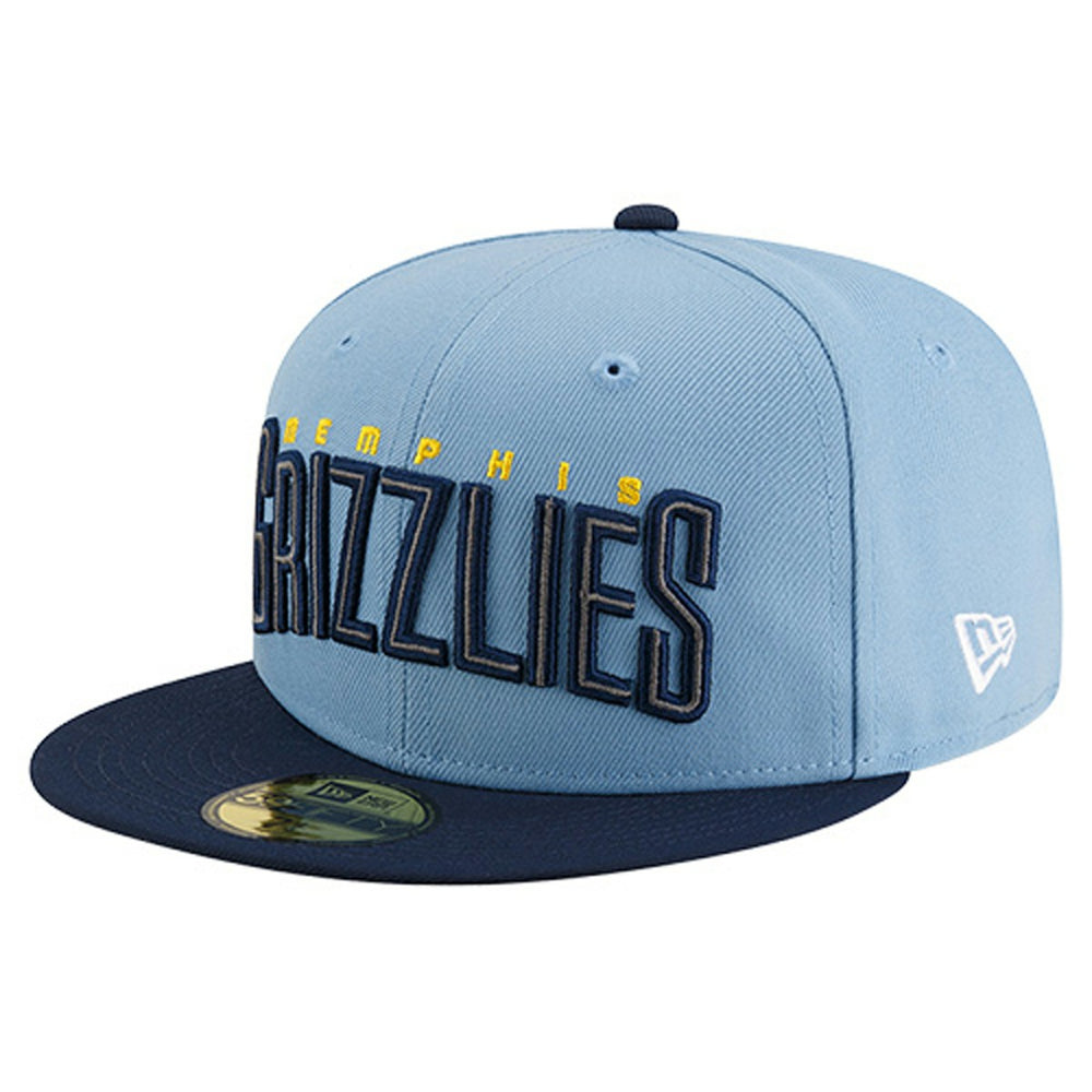 Memphis Grizzlies Statement Edition Jersey Hook 59Fifty Fitted Hat - Light Blue | New Era cheap