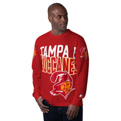Tampa Bay Buccaneers Starter Extreme Clutch Hit Vintage Logo Long Sleeve T-Shirt - Red online