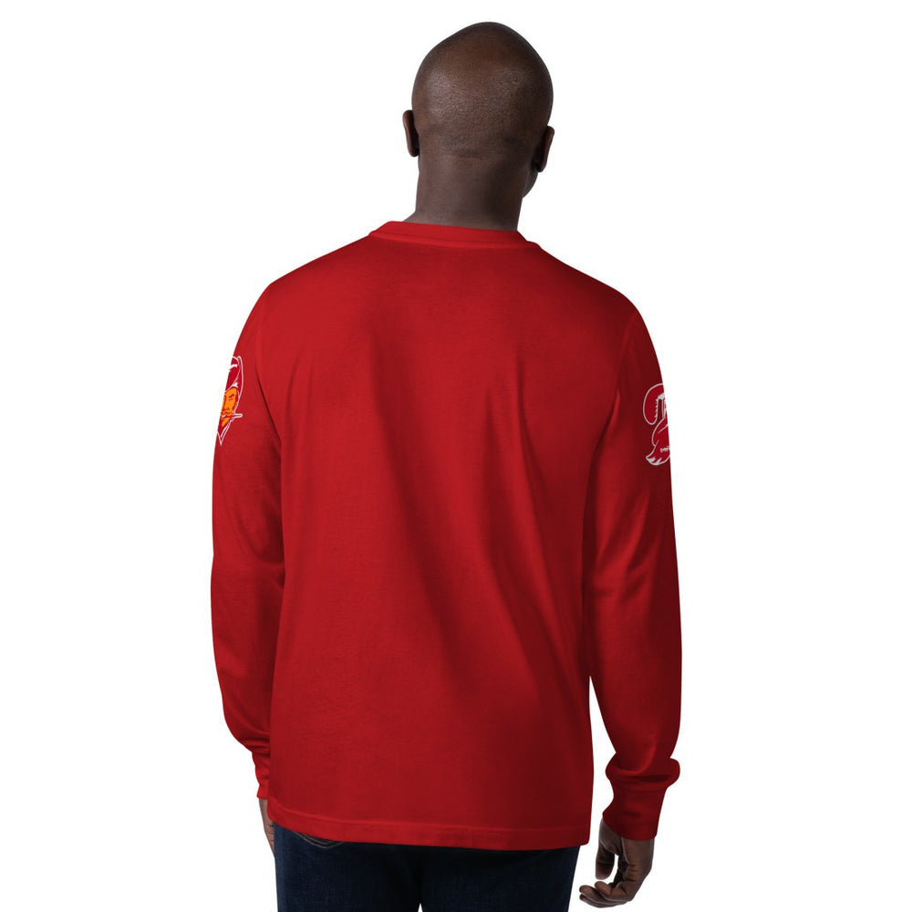 Tampa Bay Buccaneers Starter Extreme Clutch Hit Vintage Logo Long Sleeve T-Shirt - Red online