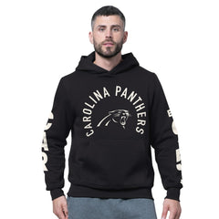 Carolina Panthers Starter Handoff Fleece Hoodie Sweatshirt - Black for sale