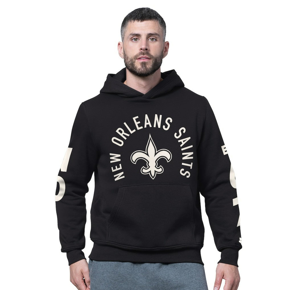 New Orleans Saints Starter Handoff Fleece Hoodie Sweatshirt - Black online