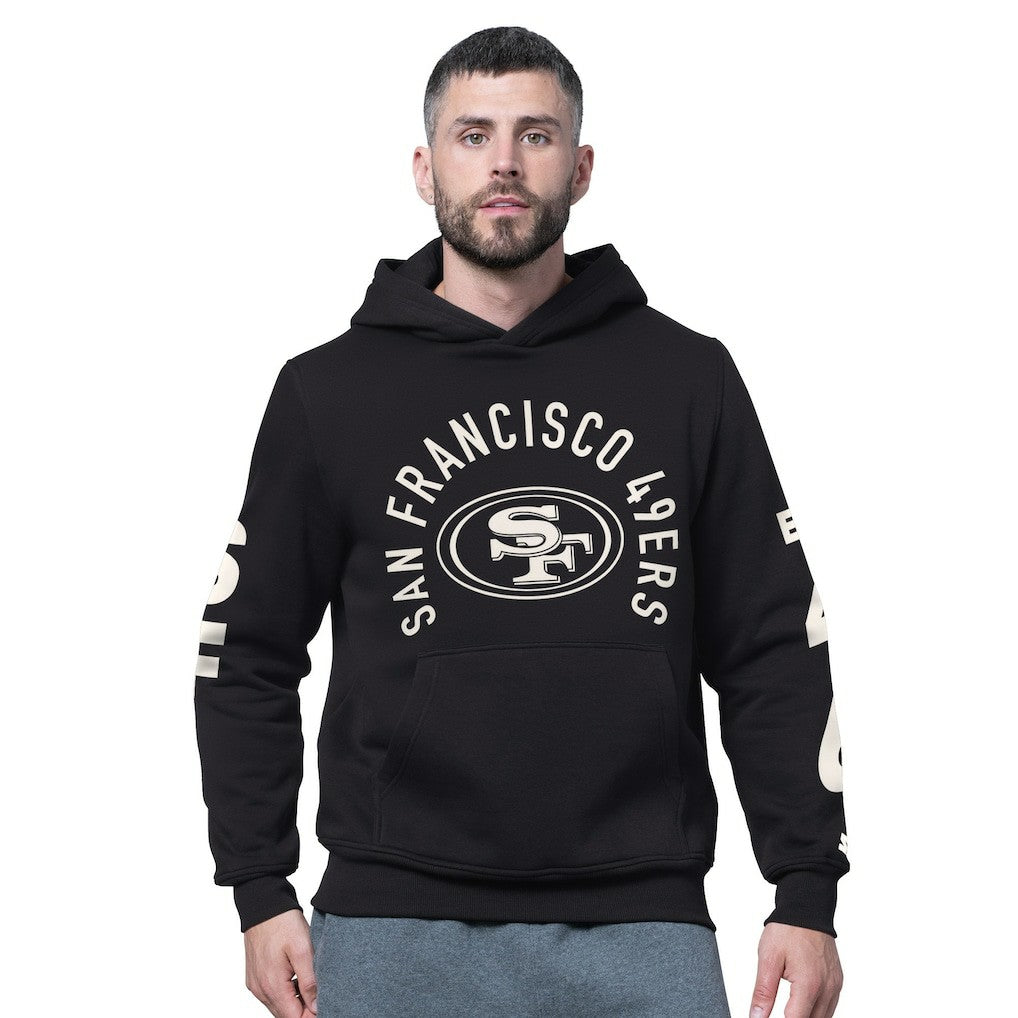 San Francisco 49ers Starter Handoff Fleece Hoodie Sweatshirt - Black outlet