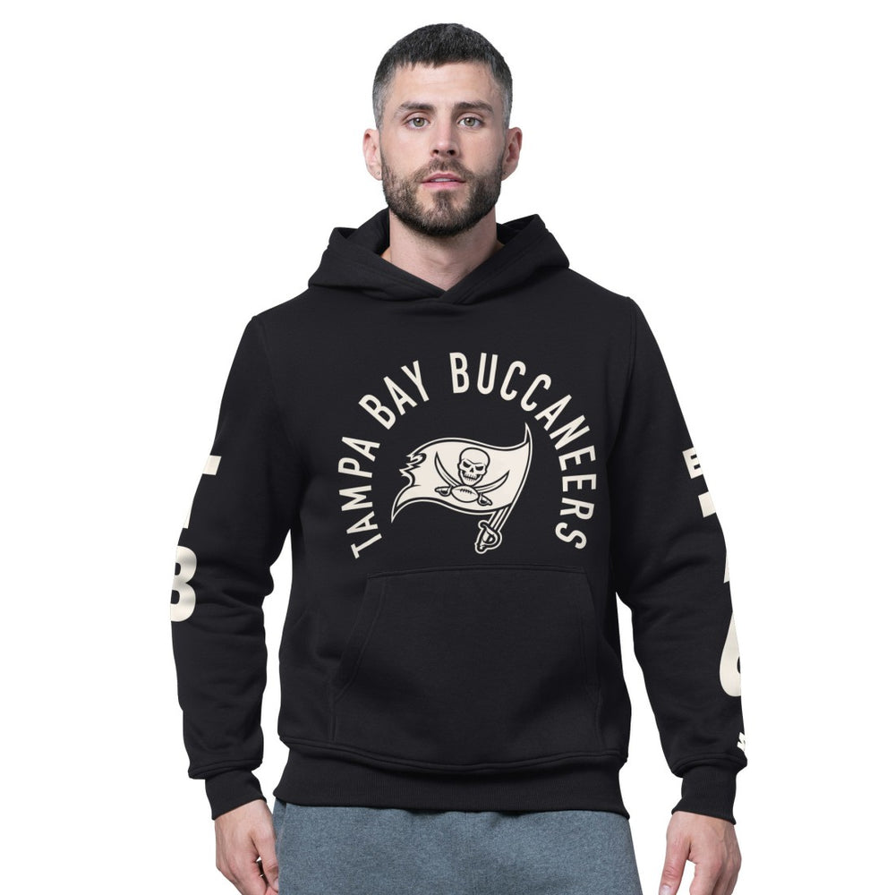 Tampa Bay Buccaneers Starter Handoff Fleece Hoodie Sweatshirt - Black on sale