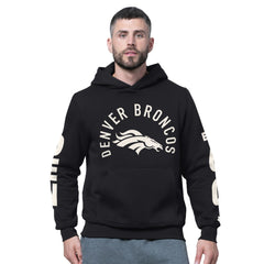 Denver Broncos Starter Handoff Fleece Hoodie Sweatshirt - Black discount