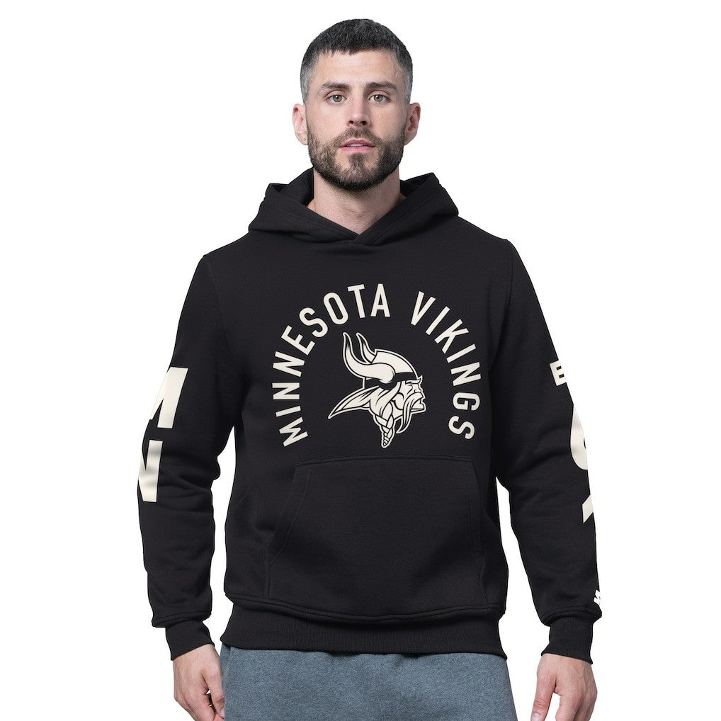 Minnesota Vikings Starter Handoff Fleece Hoodie Sweatshirt - Black online
